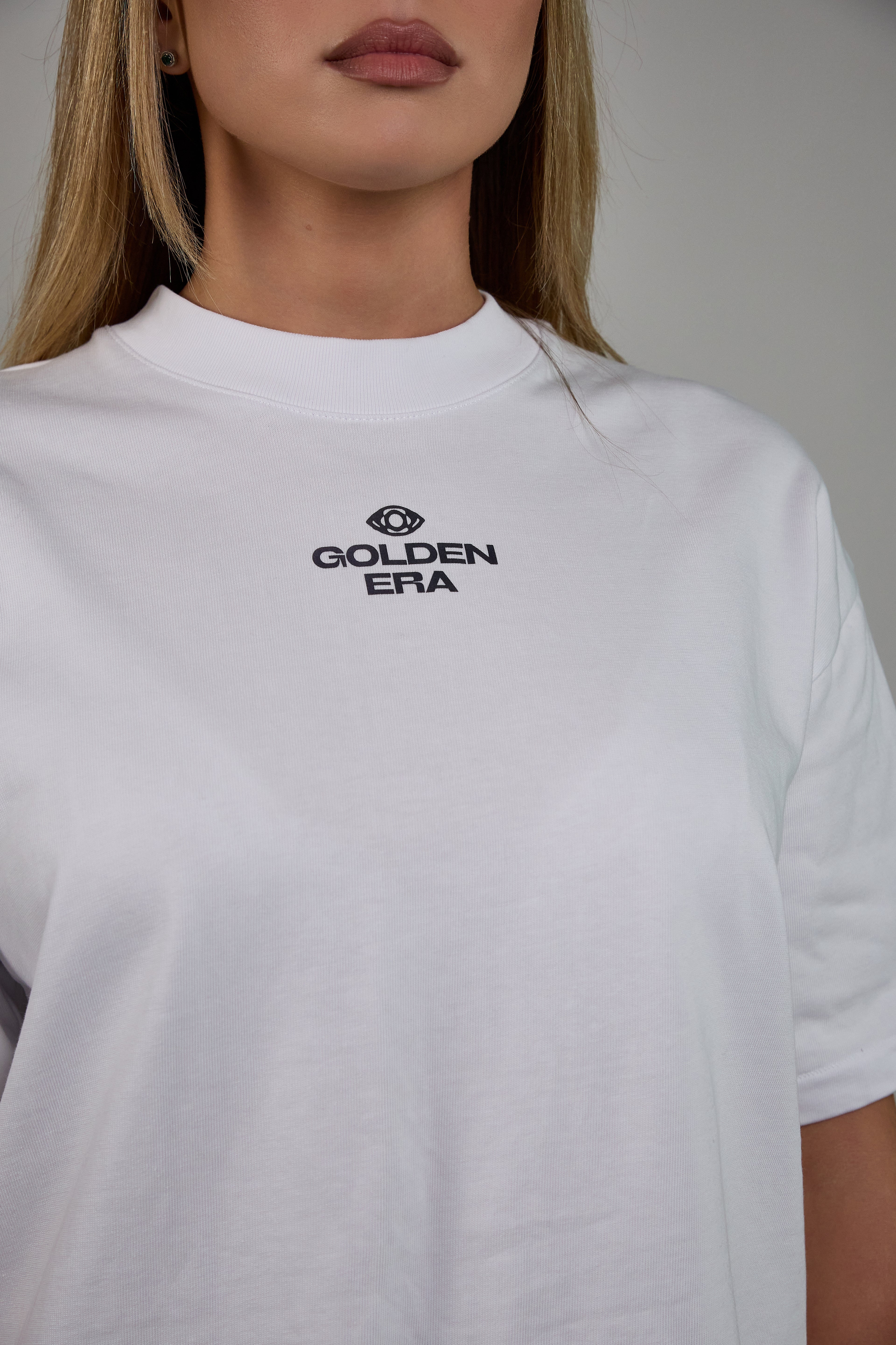 Golden Era “Art Line” Balti Marškinėliai Moterims