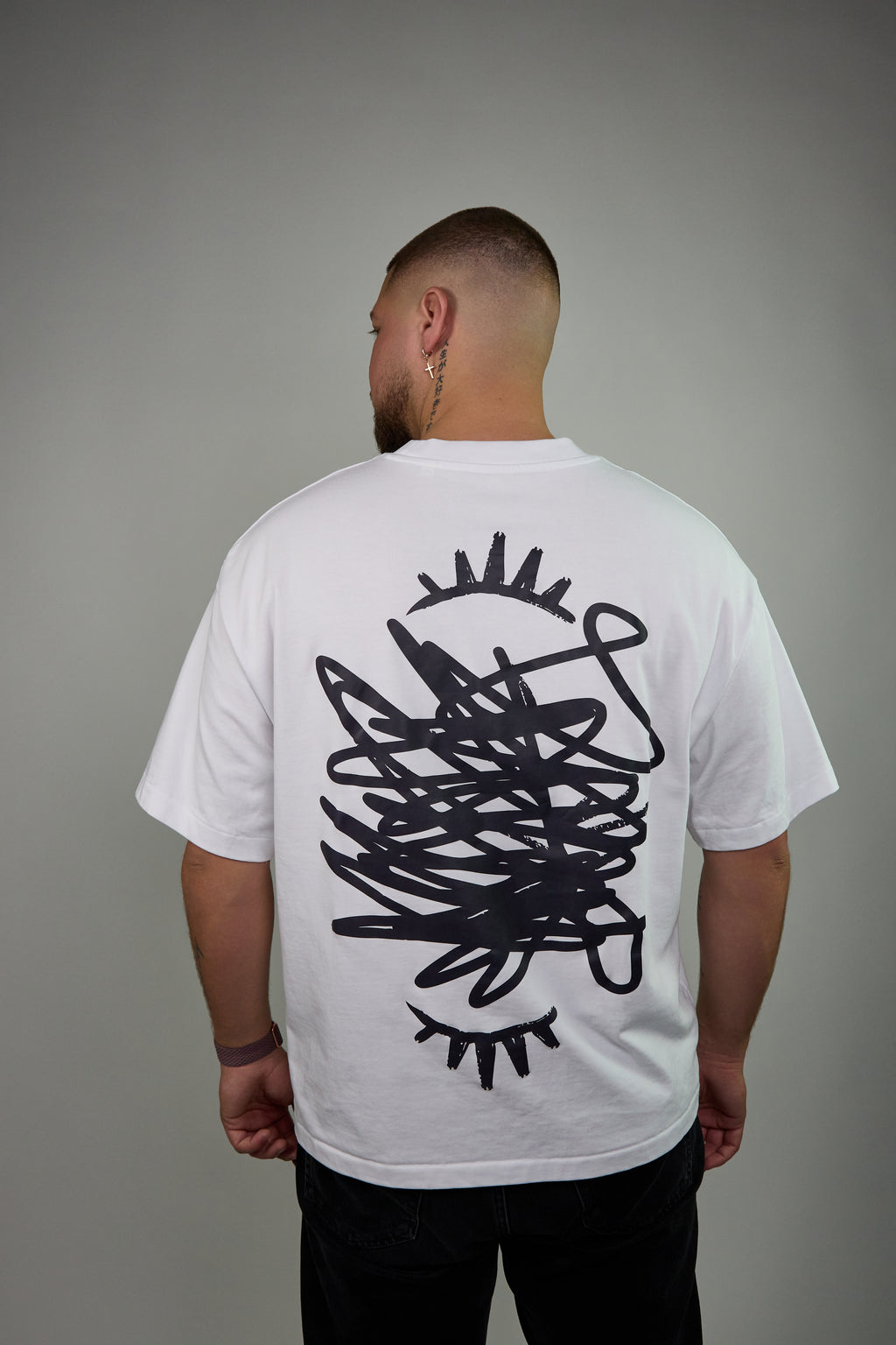 Golden Era “Art Line” Balti Marškinėliai Vyrams